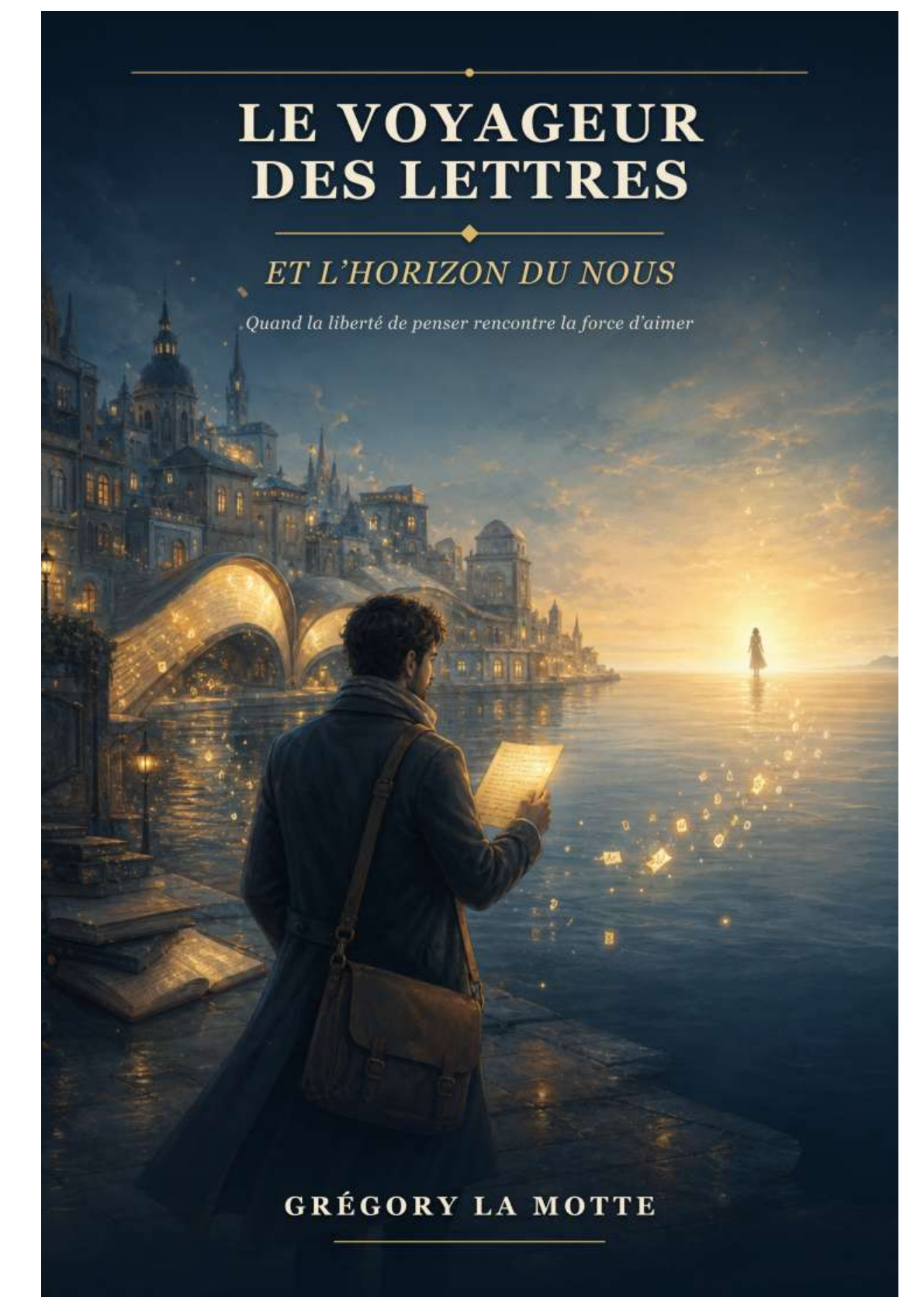 Couverture du livre Le Voyageur des Lettres et l’Horizon du Nous de Grégory La Motte